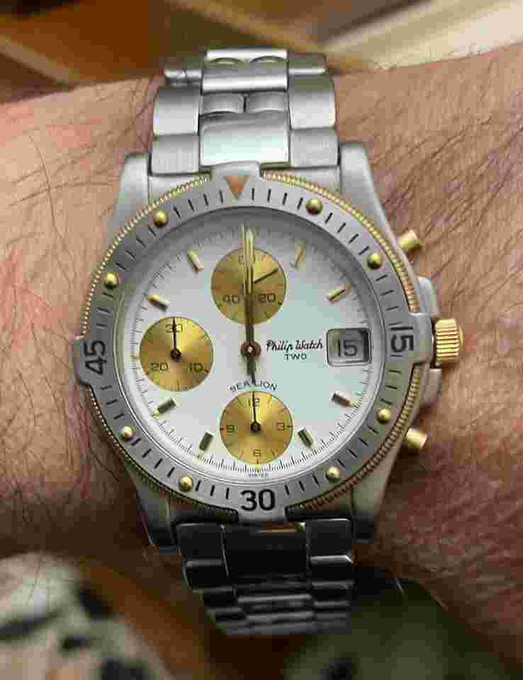 Philip Watch Sea Lion Two Vintage NOS fondo di magazzino anni 90