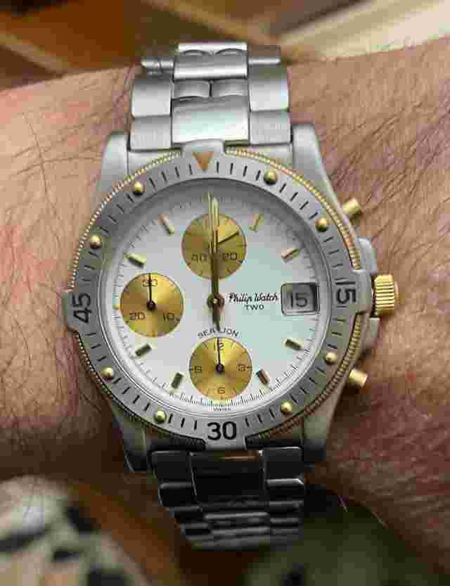 Philip Watch Sea Lion Two Vintage NOS fondo di magazzino anni 90