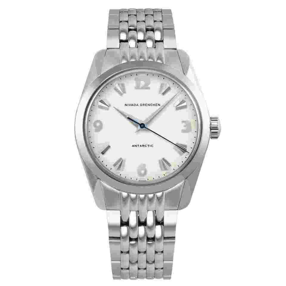 Nivada Grenchen Antarctic Eggshell White Luminova 35 mm