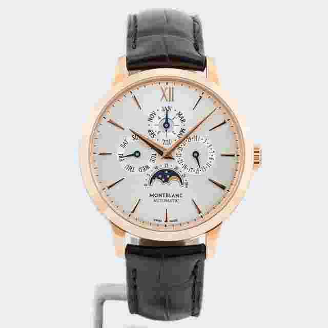 Montblanc Heritage Spirit Perpetual Calendar Moon Phase Rose Gold 39mm (110714) FULL SET Box & Papers 2023