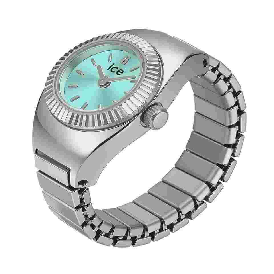 Ice Watch 025515 Ringuhr Chouchou Silberfarben/Türkis