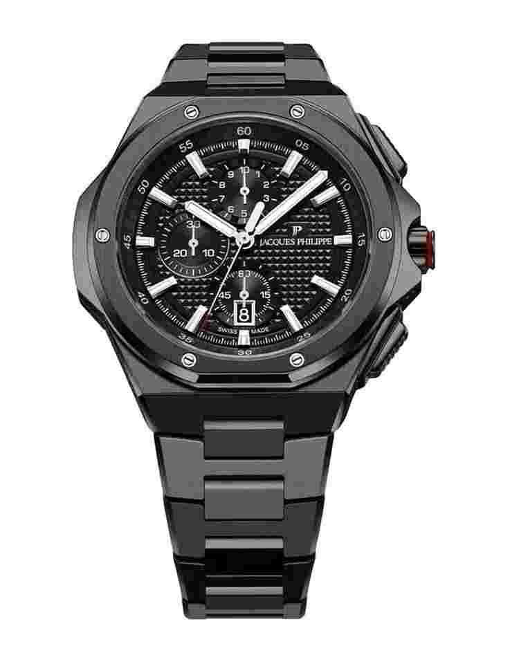 jacques philippe 44 mm quartz watch jpqgc488317xs