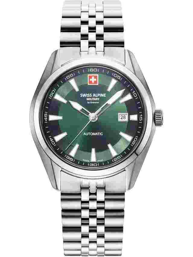 Swiss Alpine Military 7091.2134 Herrenuhr Automatik 43mm 10ATM 