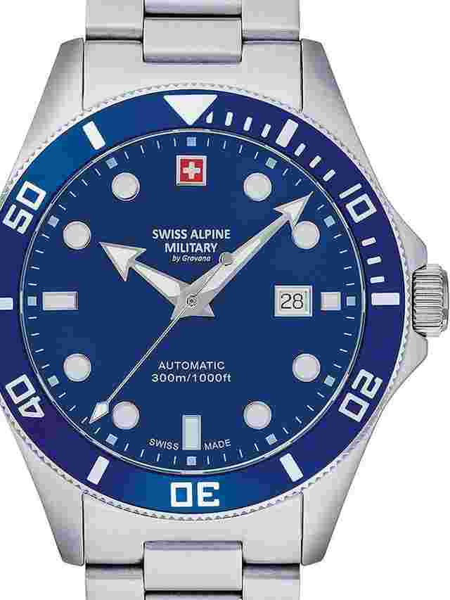 Swiss Alpine Military 7095.2135 Diver Automatik Herrenuhr 44mm 30ATM 