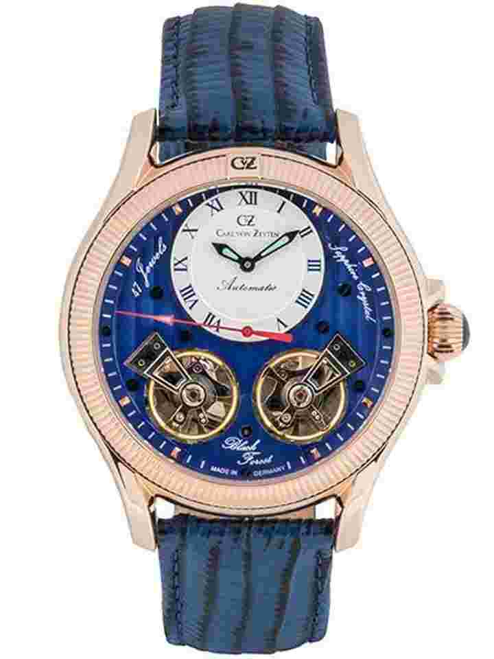 Carl von Zeyten CVZ0084RBLS Herrenuhr Waldhaus Automatik Limited 46mm 5ATM