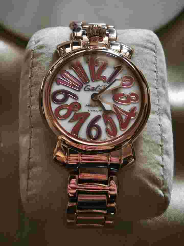 Gaga Milano Manuale 35 mm donna Manuale 35mm donna placcato oro rosa