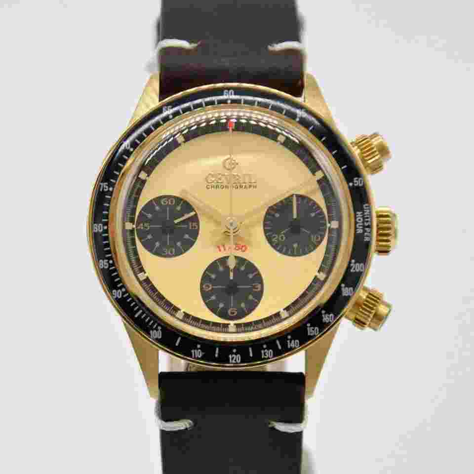 Gevril Tribeca Paul Tribeca Paul Newman 18k Yellow Gold NEW RELEASE Chronograph