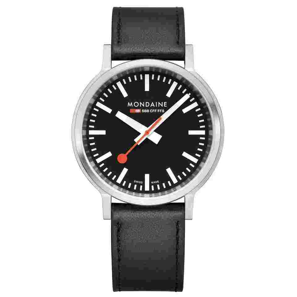 Mondaine Stop2go with Vegan Strap 41mm Full Set