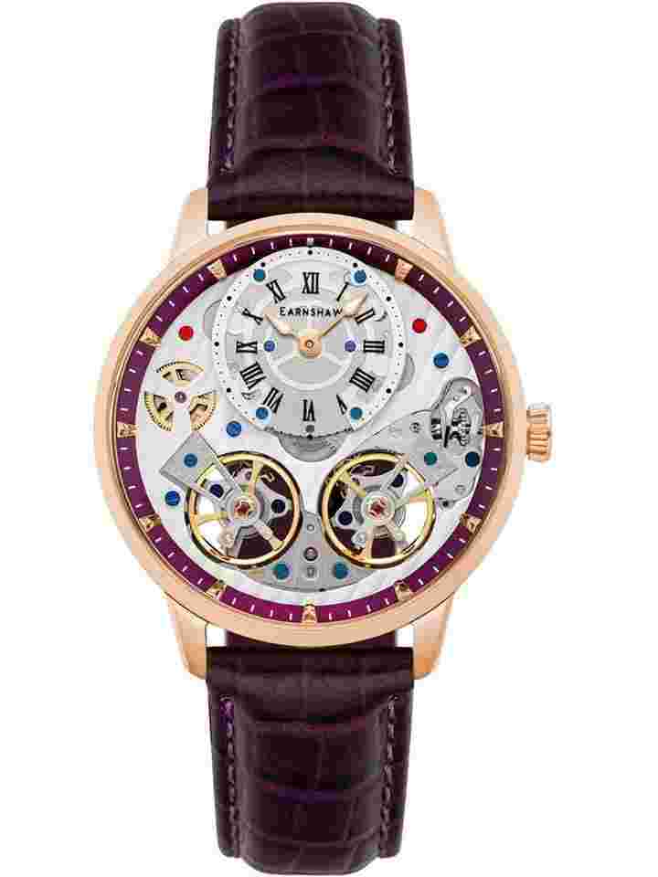 Thomas Earnshaw ES-8273-06 Brewster Double Barrel Automatik Herrenuhr 42mm 