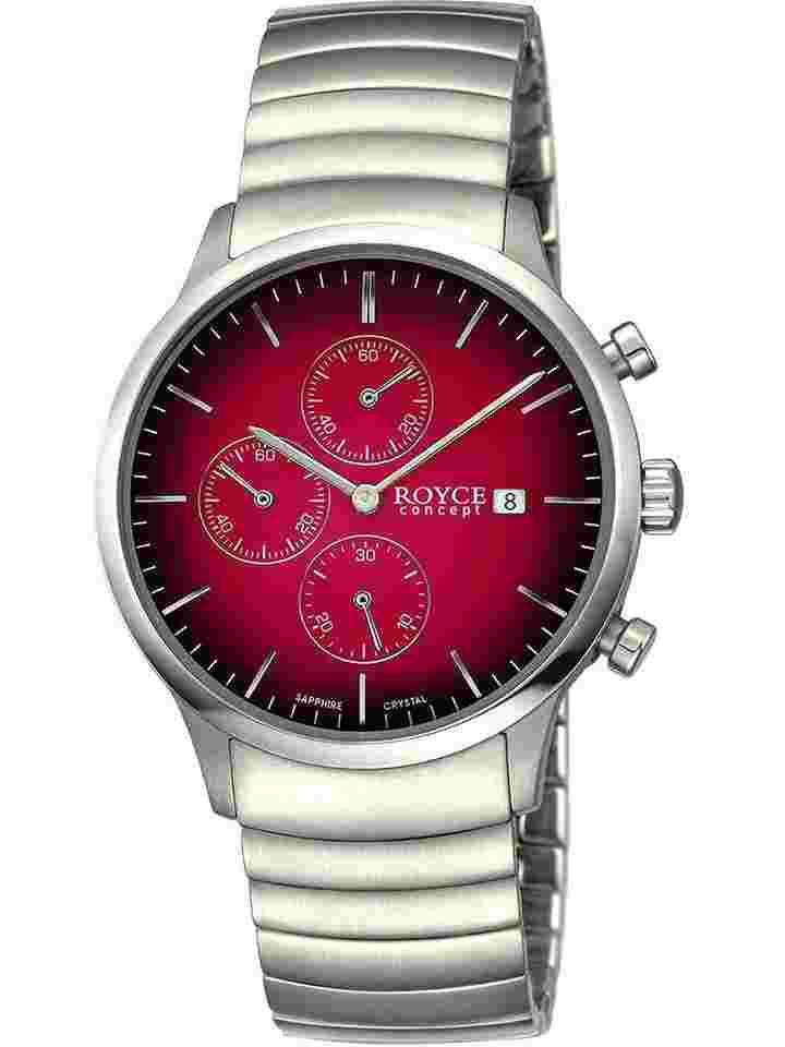 Boccia 3743-02 Royce Chronograph Titanium Herrenuhr 40mm 3ATM