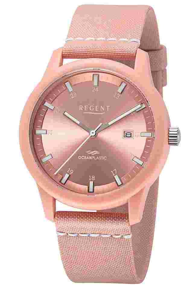 Regent BA-733 Armbanduhr Ocean Plastic Rosa 