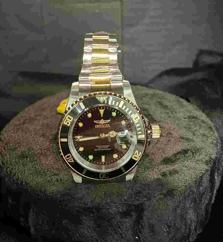 Invicta Pro Diver Mens Pro Diver Men 40 mm Stainless 40mm Stainless Steel Pro Diver 200M Water Resistance Mens