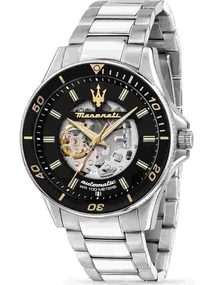 Maserati R8823140014 Herrenuhr Sfida Automatik 44mm 10ATM