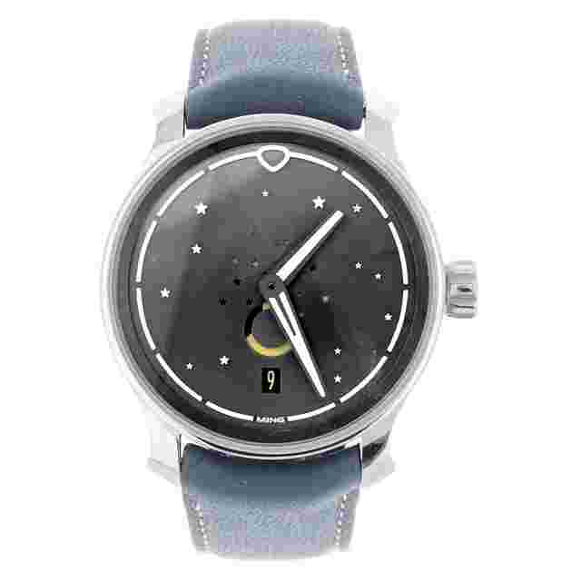 Ming Series 2 37.05 Moonphase Stainless Steel Gray Dial 38mm 37.05 Full Set