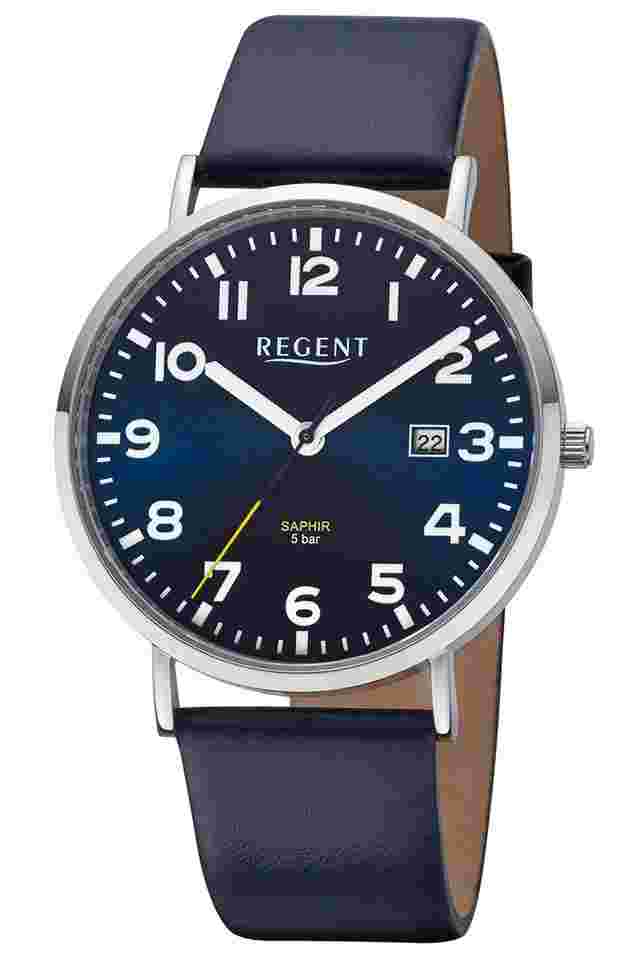 Regent F-1630 Herrenuhr Quarz Dunkelblau