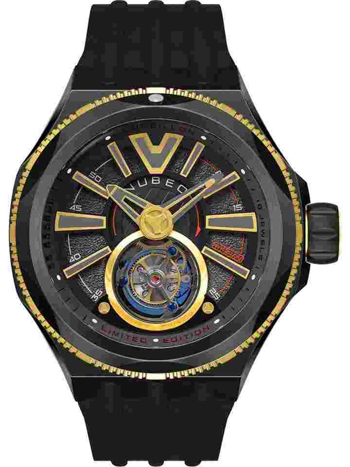 Nubeo NB-6075-05 Herrenuhr Messenger Tourbillon Limited 52mm