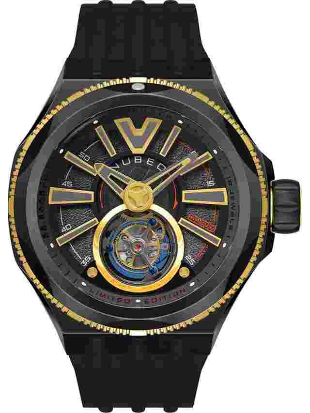 Nubeo NB-6075-05 Herrenuhr Messenger Tourbillon Limited 52mm 