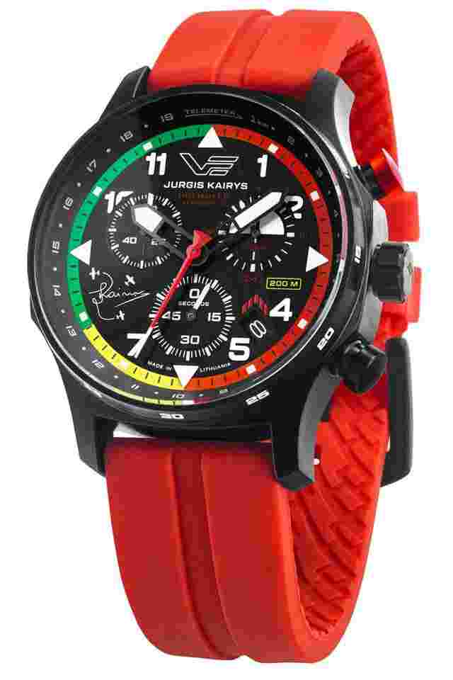 Vostok Europe VK68-592C775 Herrenuhr Jurgis Kairys Unlimited Aerobatics 2025 Rot