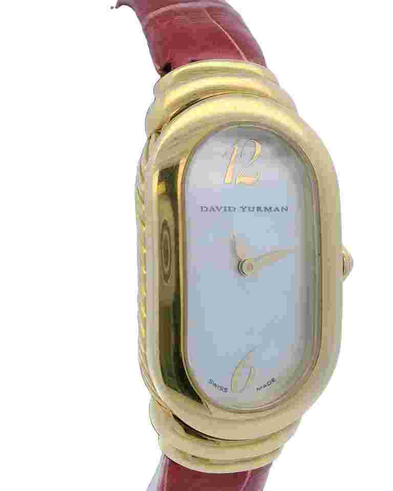 David Yurman T408-M88 Madison 18K Yellow Gold MOP Dial