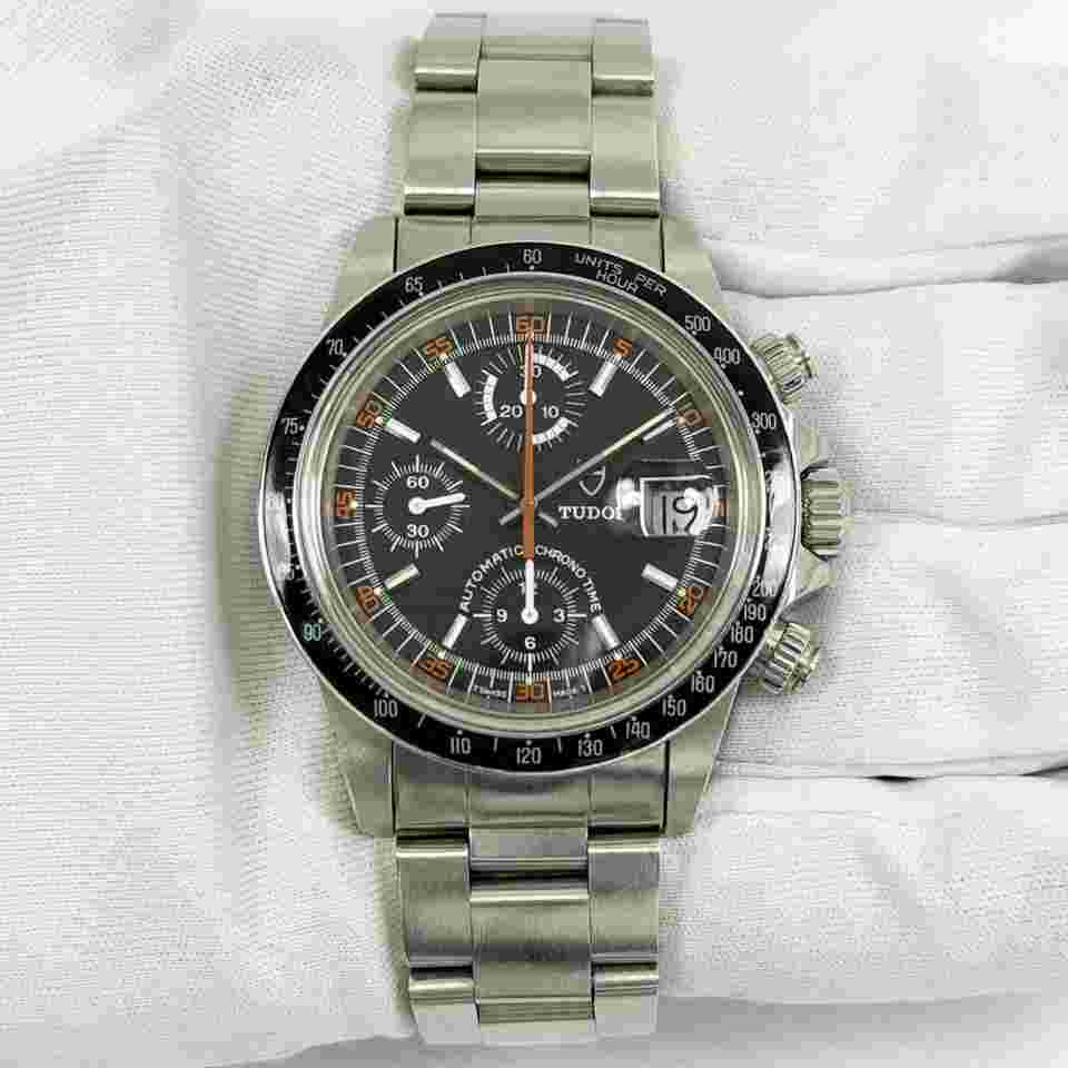 Tudor Big Block Monte Carlo 9420/0 40MM Black Dial Stainless SteelBig Block