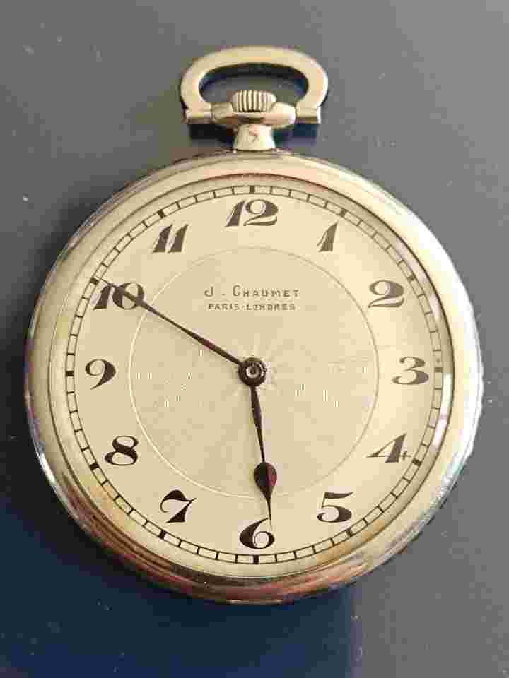 Chaumet gousset en platine et pierres autour de 1920