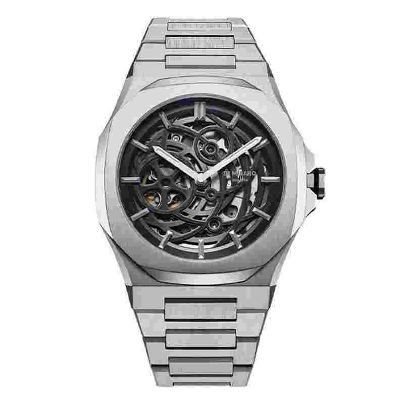 D1 Milano Montre Skeleton Silver SKBJ10
