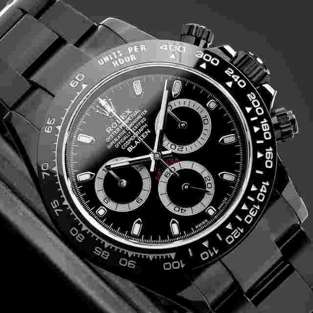 Blaken 2025 Complete 40mm Steel Black Blaken Custom Dial Black Cerachrom Bezel Oyster 116500LN 