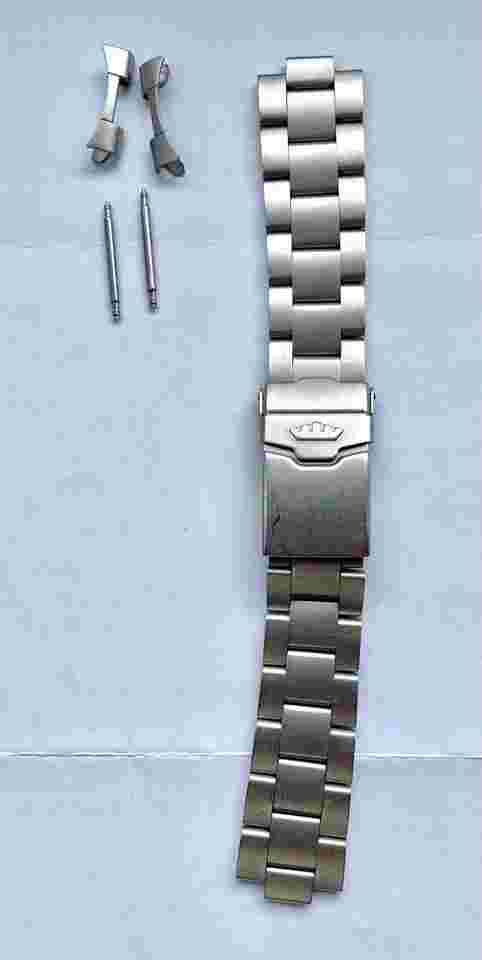 Fortis Fliegeruhr Edelstahl-Armband Referenz 595.10.46 Armband Edelstahl für Fortis Fliegeruhr mit 20 mm Bandanstöße