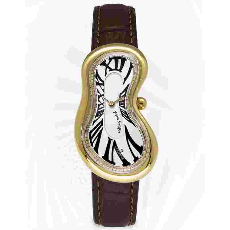 EXAEQUO Classic Melting Watch 28mm White Dial Men's Watch EX 0002.0002