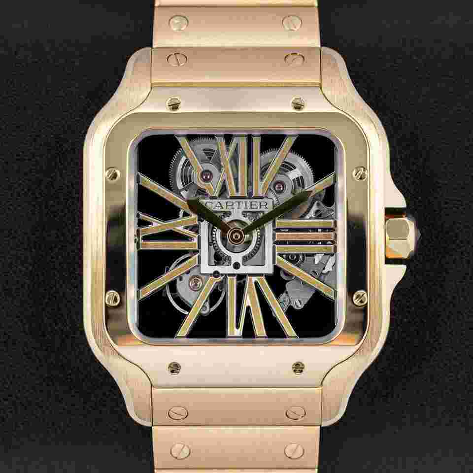 Cartier Santos De Cartier Skeleton