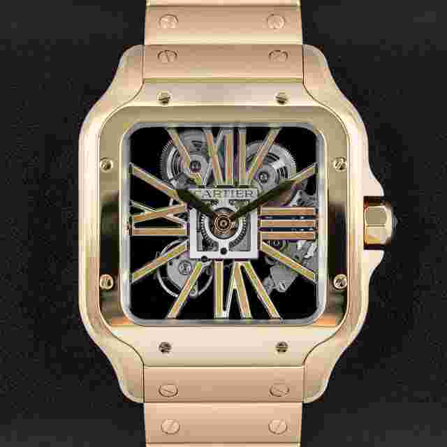 Cartier Santos De Cartier Skeleton