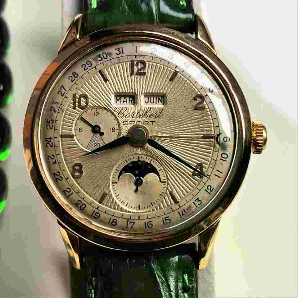 Cortebert Triple Date Moonphase Cortébert Triple Date Moonphase 18k ref: 9300