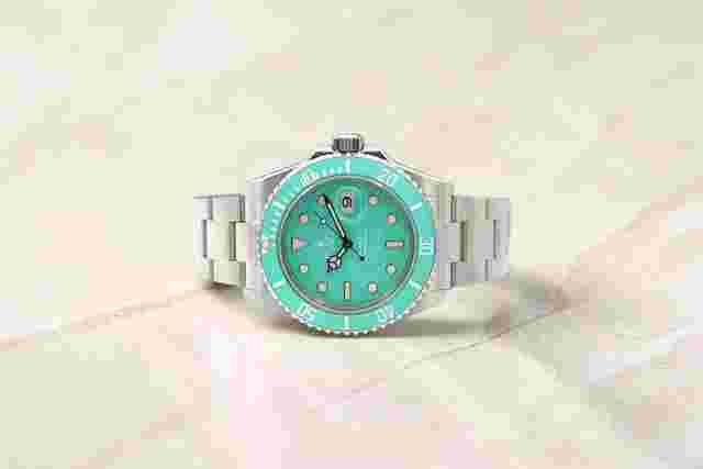 Rolex Submariner Date Tiffany Dial Customized By Blaken