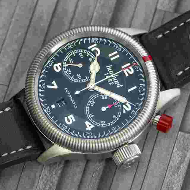 Hanhart Pioneer Mono Control 2020 Full Set 723.210.0010 Steel 42mm