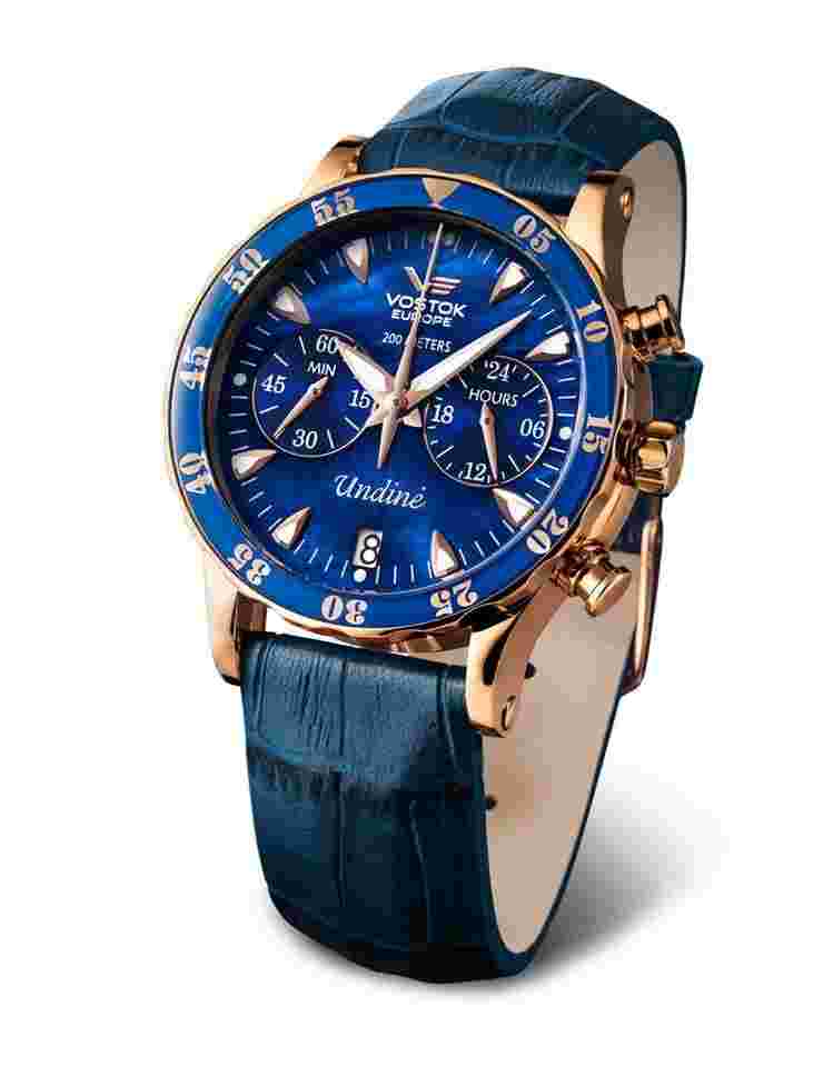 Vostok Europe Undine Chronograph VK64-515B670 Full set