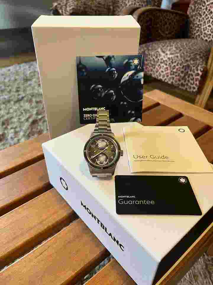Montblanc 1858 Geosphere 0 Oxygen The 8000 1858 The 8000 MB29.25 , GMT Montagne K2 Gravure Laser