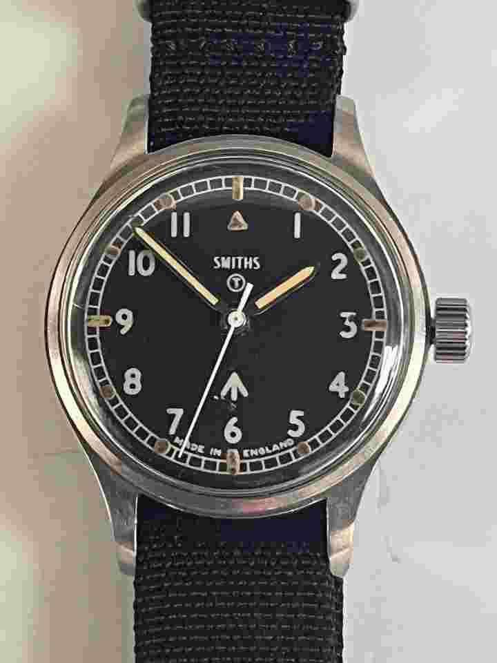 Smiths W10 Army Issue Military Vintage Watch 6645-99-961-4045 Issued 1970 - British Military - Broad Arrow 
