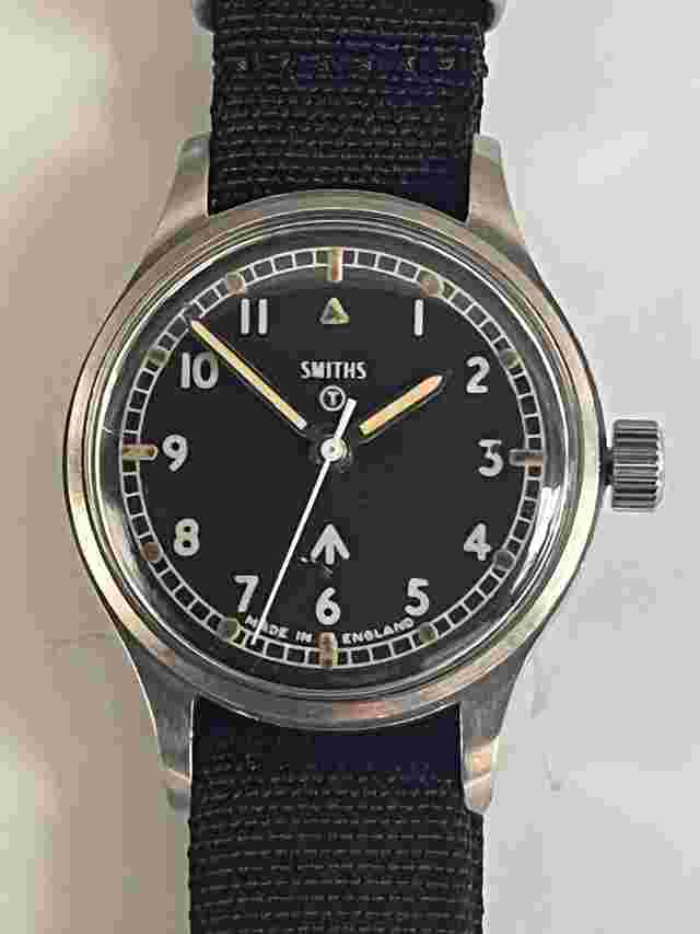 Smiths W10 Army Issue Military Vintage Watch 6645-99-961-4045 Issued 1970 - British Military - Broad Arrow 