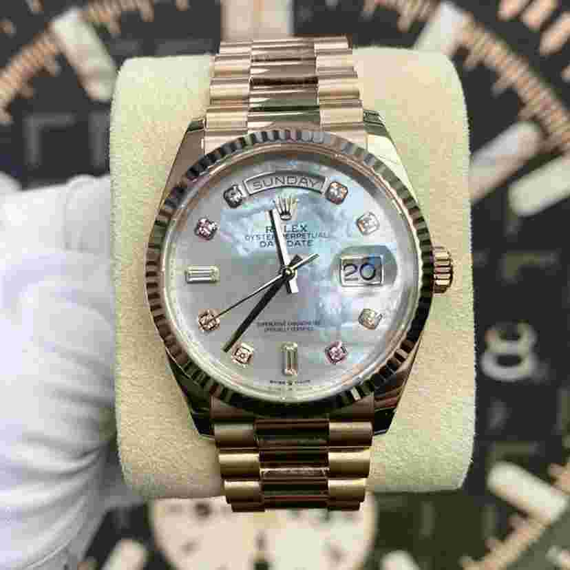 Rolex Day-Date 36 Mother Of Pearl Dial 18ct Classic Watches Brand New 2026 Full Set