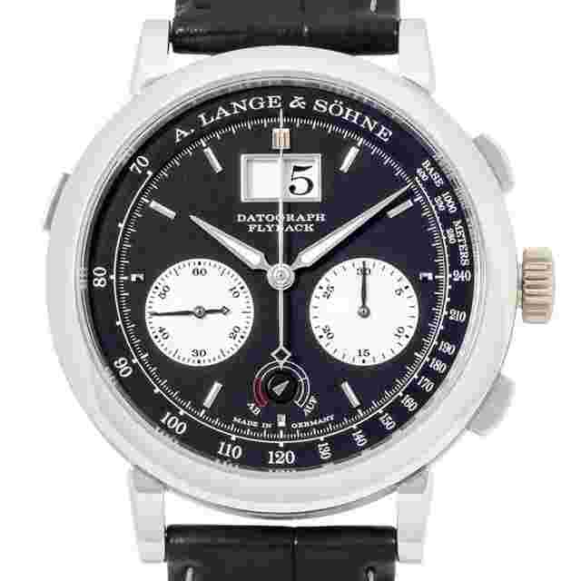 A. Lange & Söhne Datograph 'Auf-Ab Flyback' Herrenuhr Ref 405.035. Box und Papiere 2017.