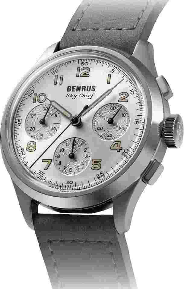 Benrus Sky Chief Cirrus White; SKY-SS-W-036-01 Full Set