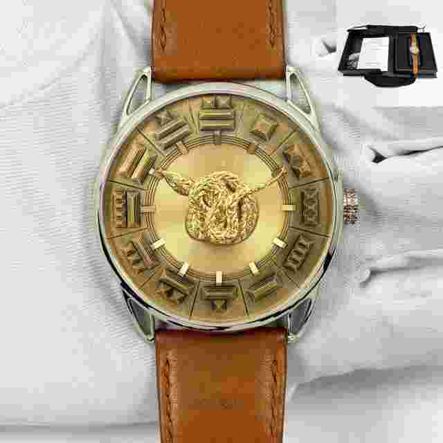 De Bethune DB25 2021 De Bethune Quetzalcoatl DB25AWY 44MM White Gold Case Gold Dial Box PapersDB25 Quetzalcoatl