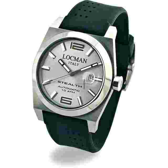 Locman Stealth Mens 020500AGFNK0SIK Automatic Watch