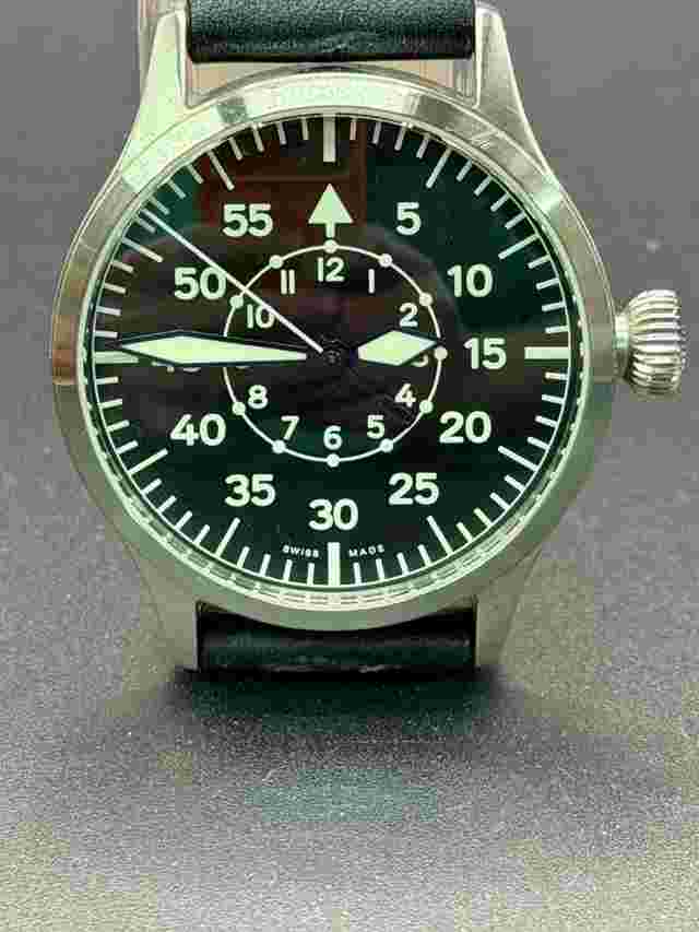 Steinhart B-Type / Beobachtungsuhr Swiss ETA 2824-2 movement 44MM Pilot Watch w Box Papers