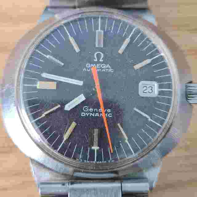 Omega Genève Dynamic Geneve Automatic Vintage Omega Genève Dynamic I - Rare "Bullseye" Racing Dial