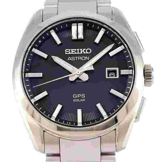 Seiko Astron GPS Solar [] Seiko Astron GPS Radio-Controlled Watch 3X32-0AA0-2/SBXD035 TI Solar Powere...