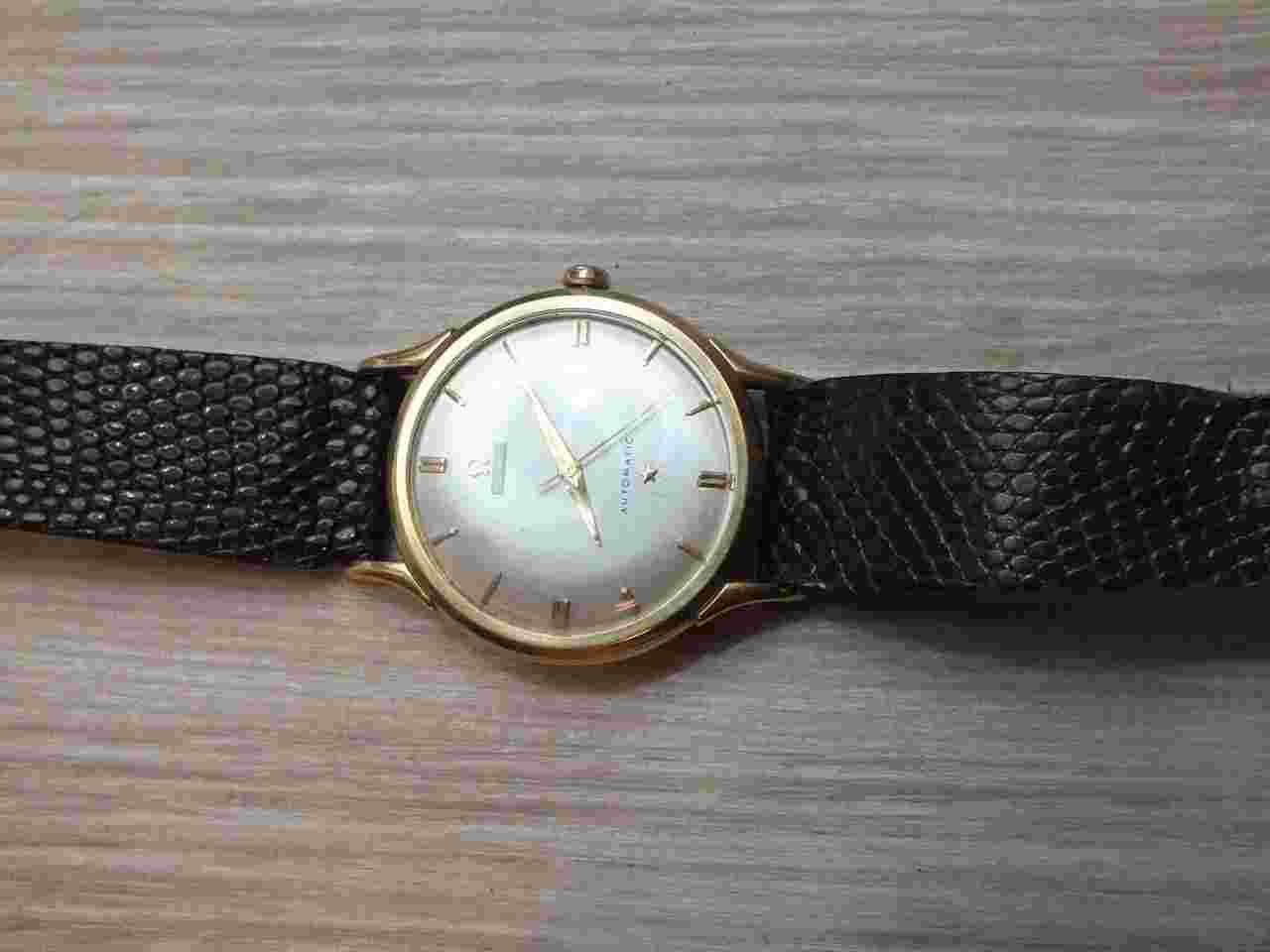 Omega Constellation pre-constellation 2648 Calibre 352 "Bumper" agujas dauphine oro Helvetia
