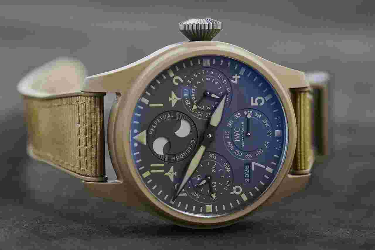 IWC Pilot Chronograph Top Gun Perpetual Calendar Top Gun Edition “mojave IWC Watch Perpetual Calendar Top Gun Edition “mojave