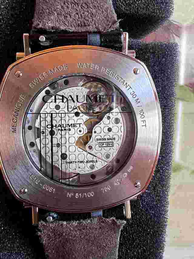 Chaumet Dandy réserve de marche Or Gris