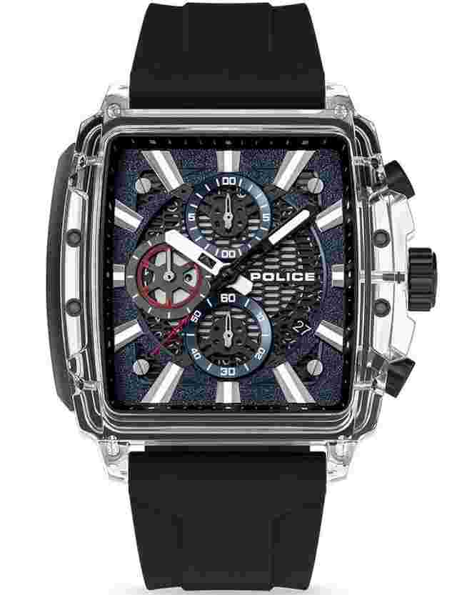 Police PEWGO00776X1 Herrenuhr Clout Set Chrono Limited Edition 43mm 3ATM